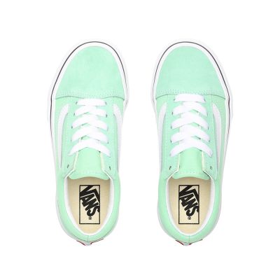 Vans Old Skool - Çocuk Spor Ayakkabı (Yeşil Gri)